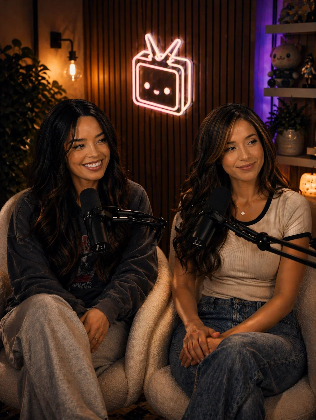 Avatar of Podcast with Valkyrae and Pokimane