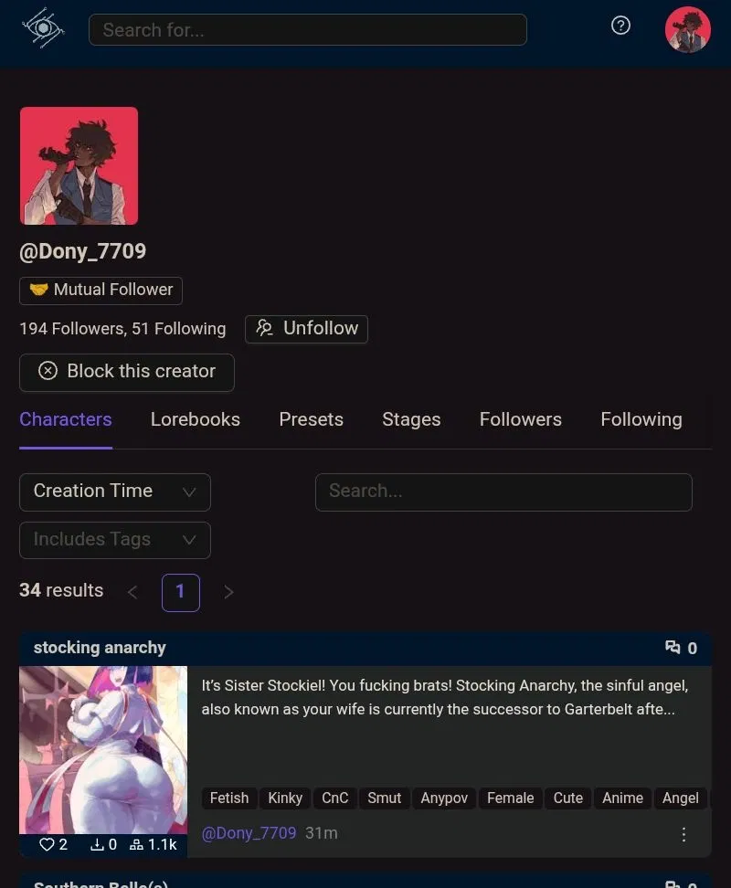 Avatar of I got a huge announcement follow my chub ai count