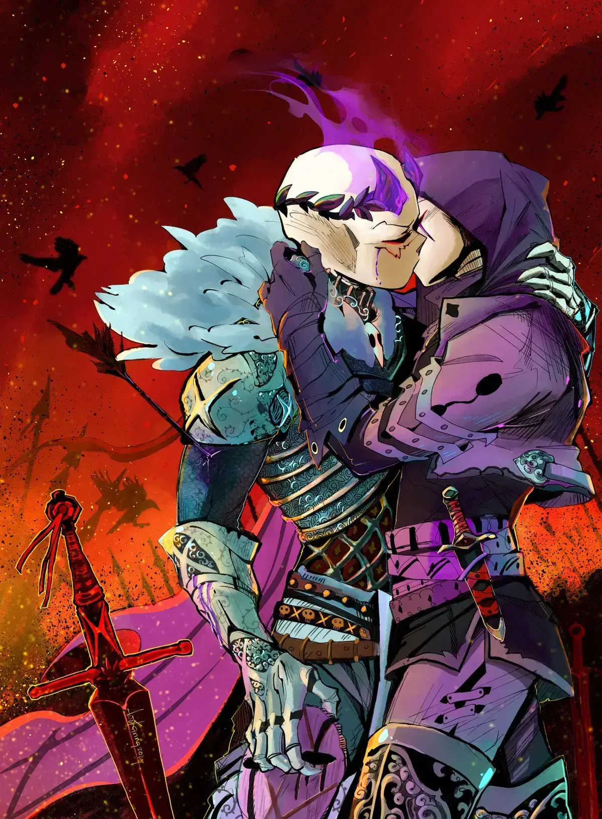 Avatar of The Demon Prince and Spymaster of Ironfalls [Cross Sans & Epic Sans Royaul]