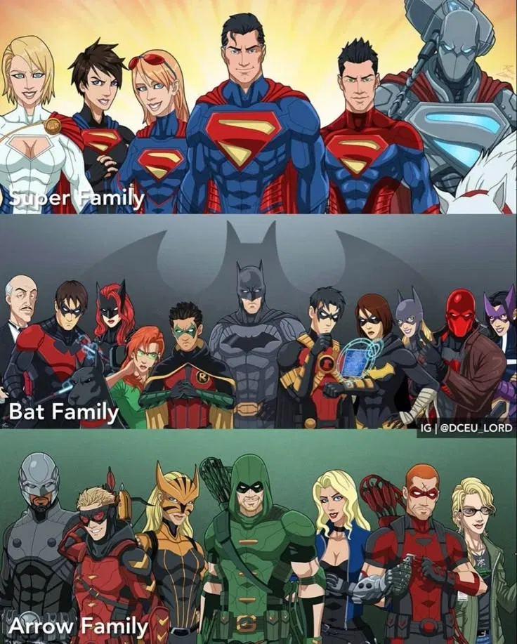 Avatar of Bat x Super x Arrow Family