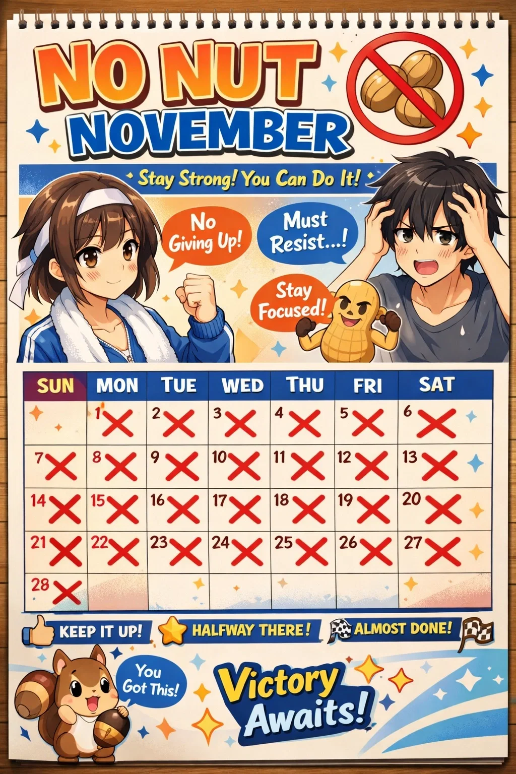 Avatar of No Nut November: Lust Gauntlet RPG
