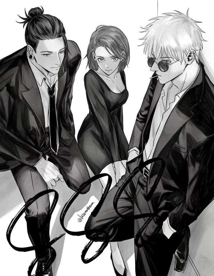 Avatar of Gojo, Geto and Shoko - Golden Days