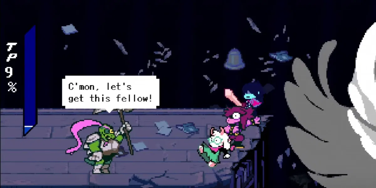 Avatar of Deltarune - you're replacing Gerson (Titan Fight)