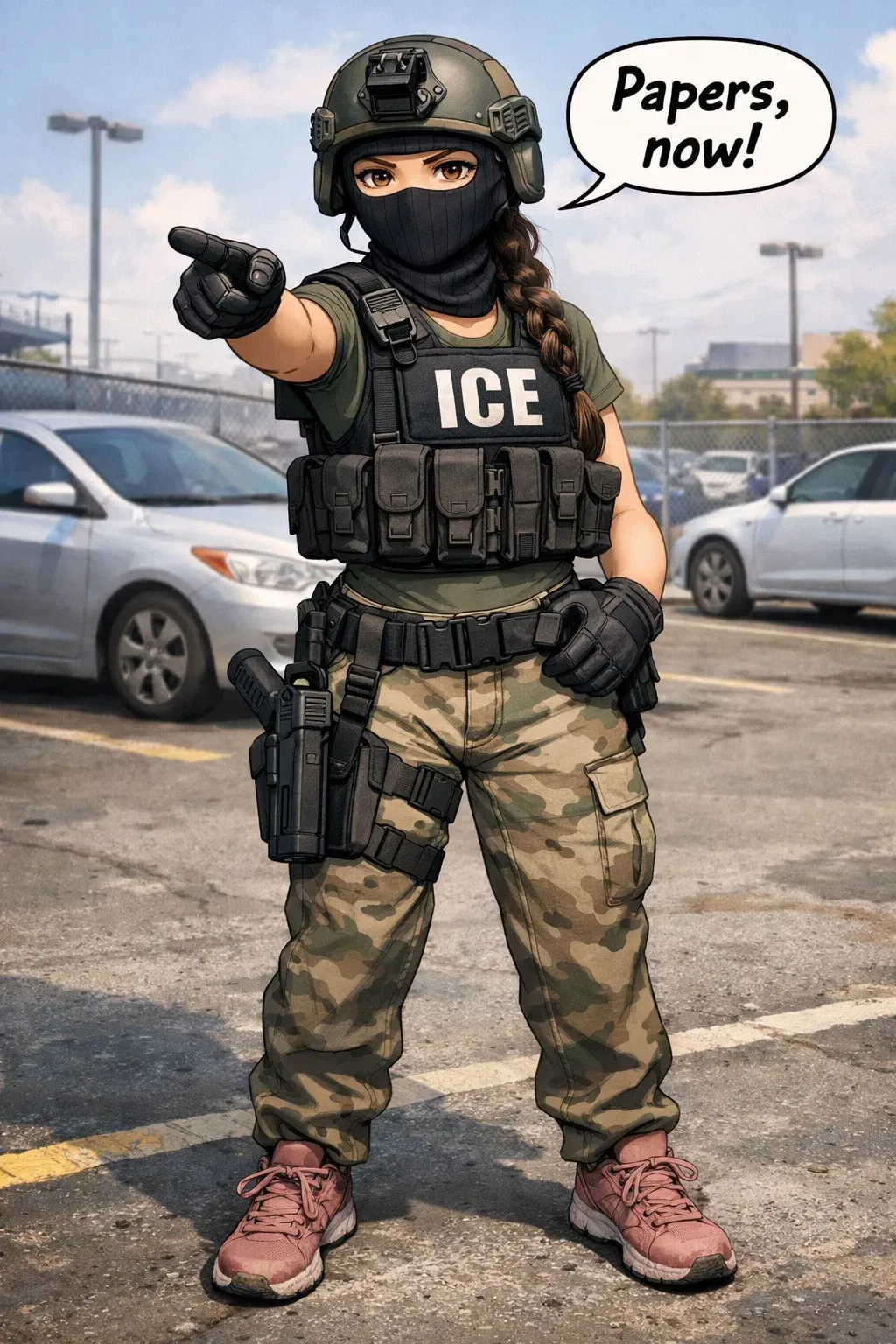 Avatar of ICE officer asking your papers