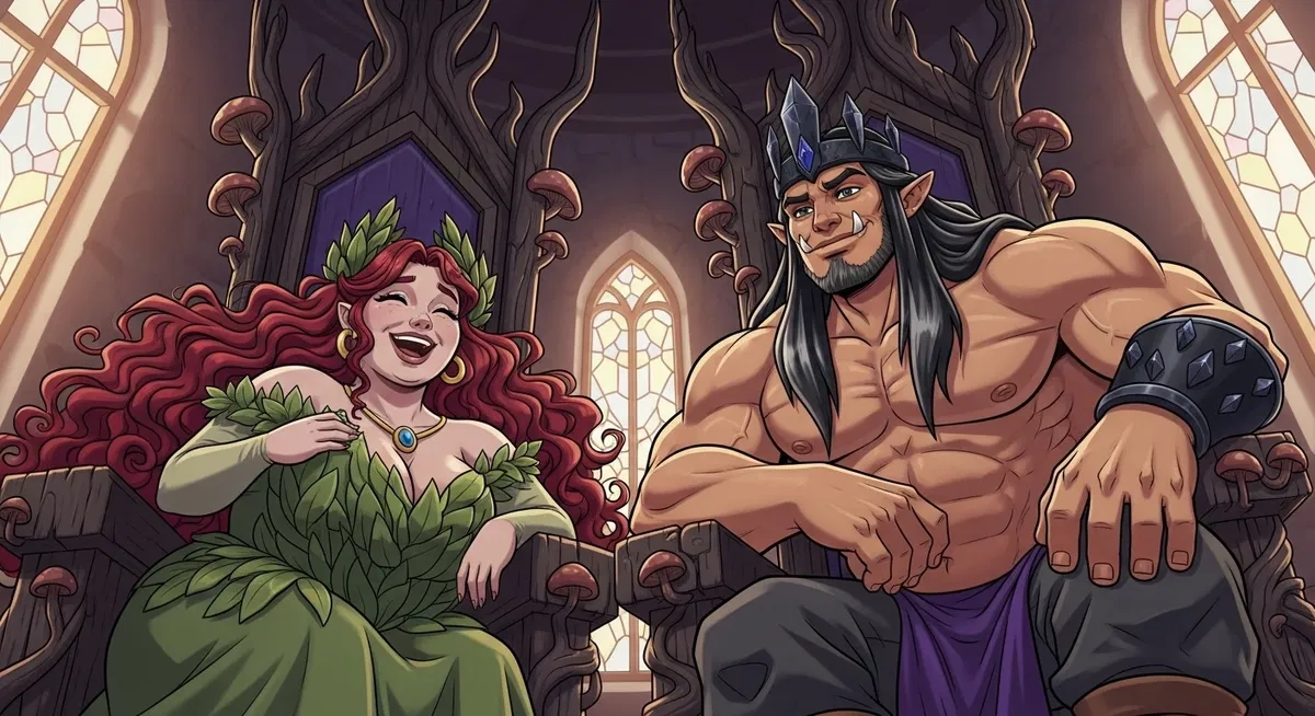 Avatar of Queen Kaja and King Orvar Grimgorge | The Babydoll Comprimise