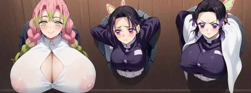 Avatar of Shinobu, kanao, and Mitsuri stuck