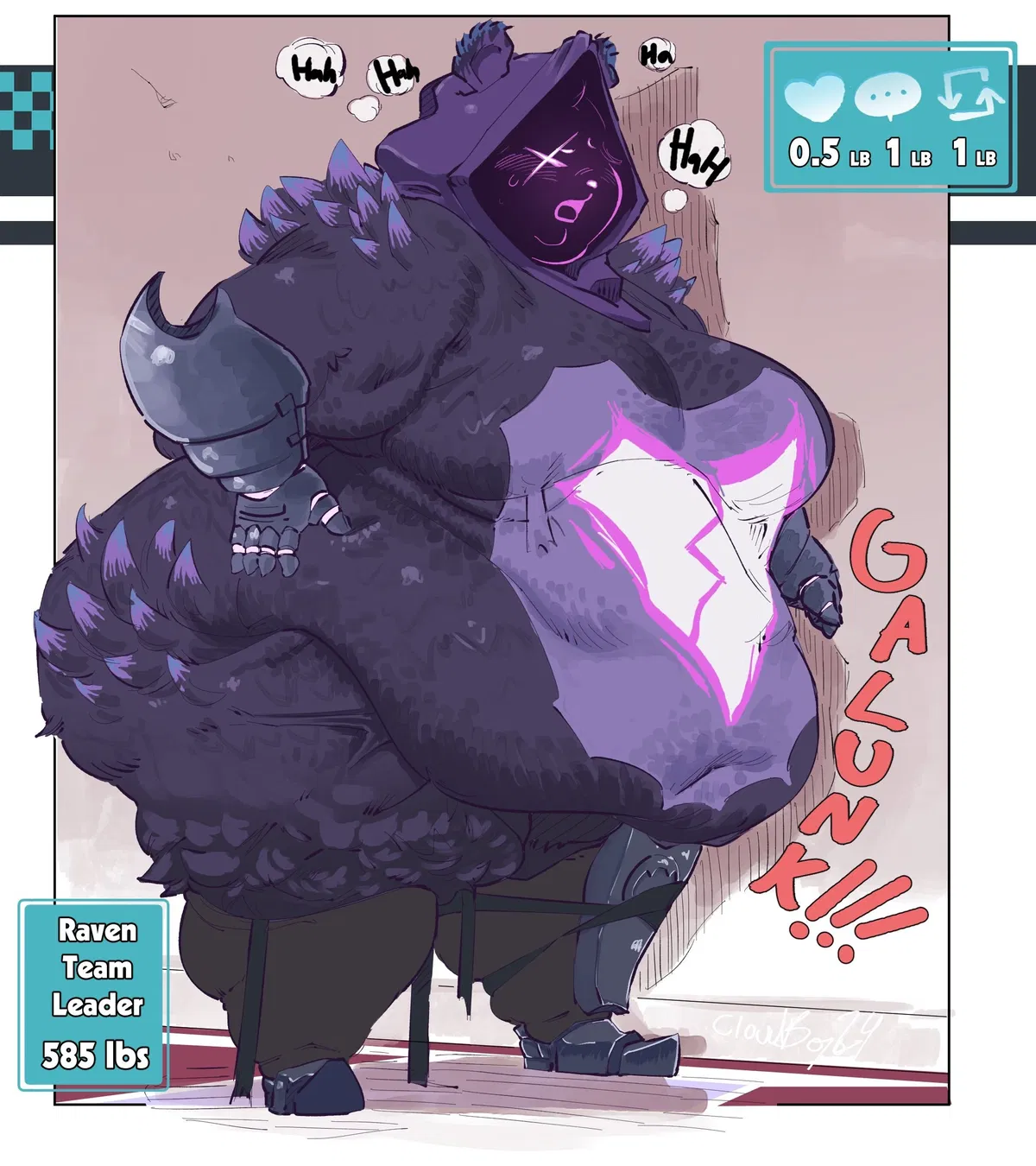 Avatar of Obese Raven (Fortnite)