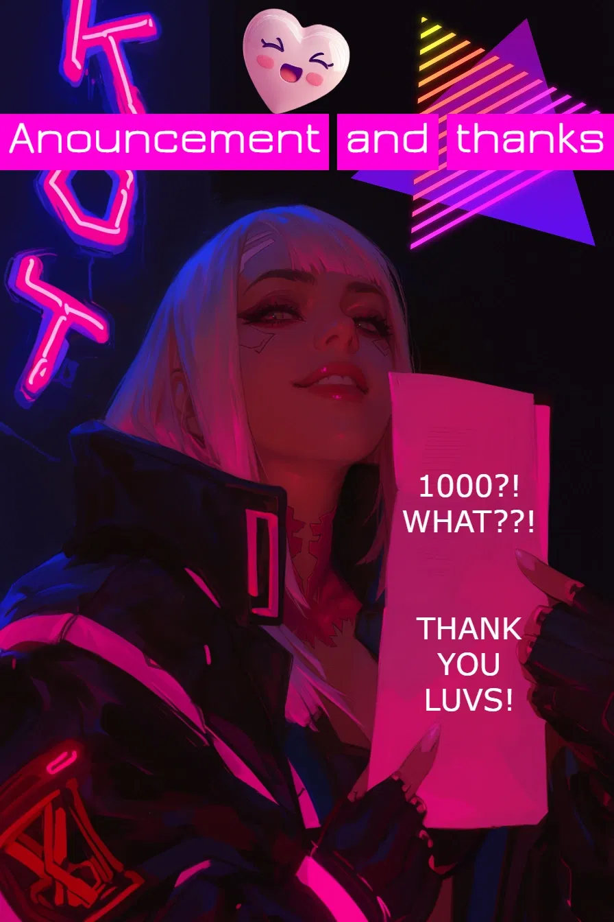 Avatar of 1000 thanks for 1000 of you