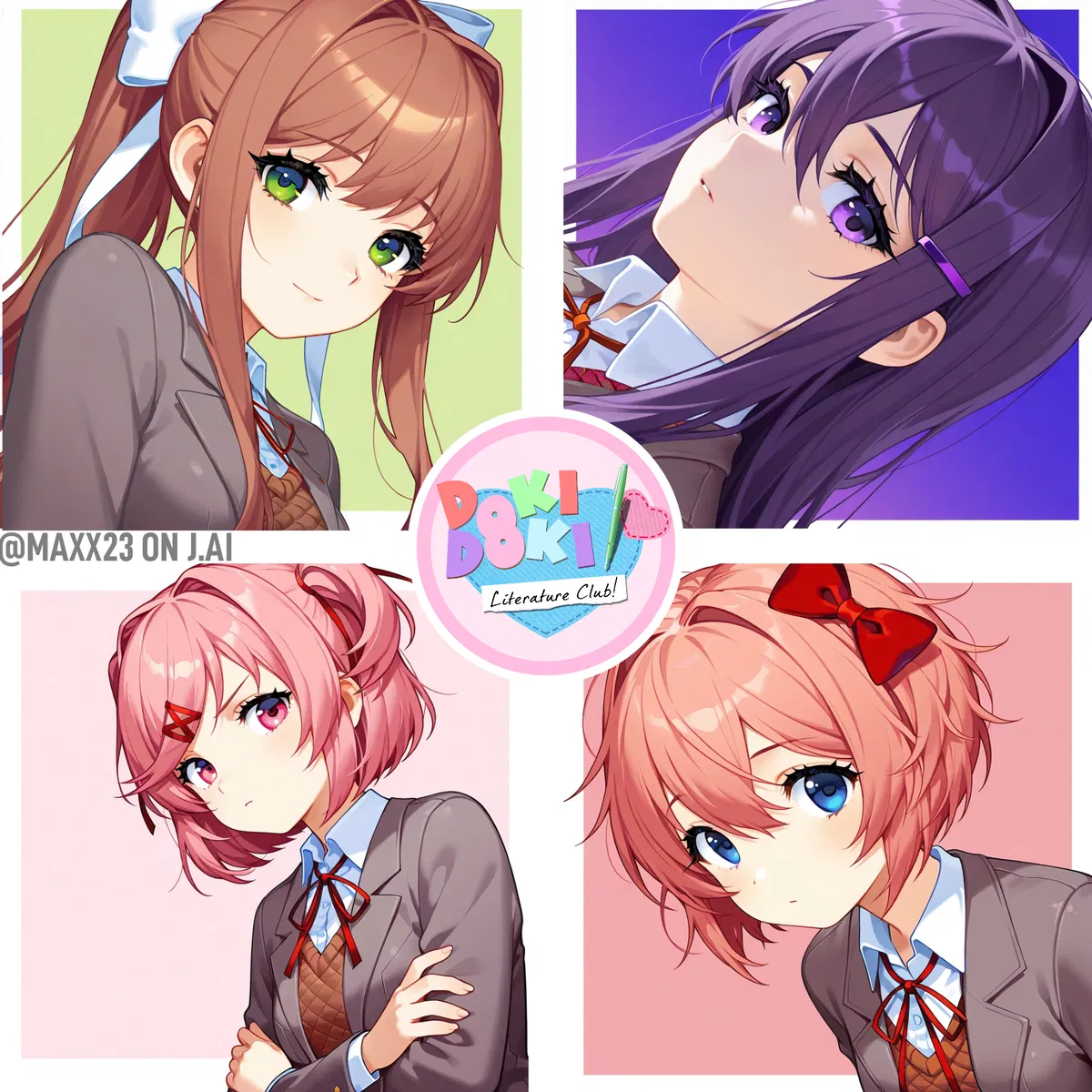 Avatar of Doki Doki Literature Club.