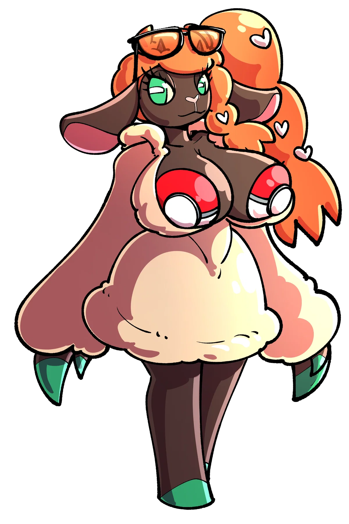 Avatar of Pokémon Professor Sonia is now a Wooloo Pokémorph
