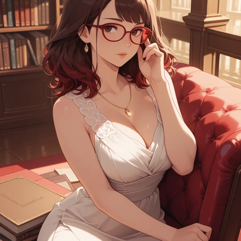 Avatar of Shy Librarian Girl Asks to Talk