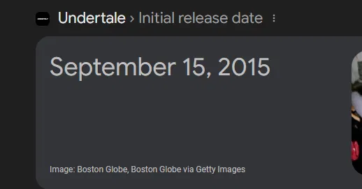 Avatar of HAPPY BIRTHDAY UNDERTALE!