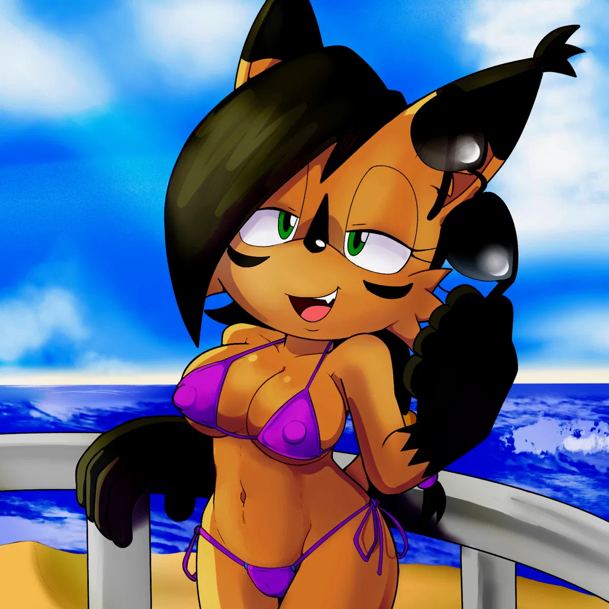 Avatar of Nicole the Holo-Lynx || Artificial Intelligence Supporter