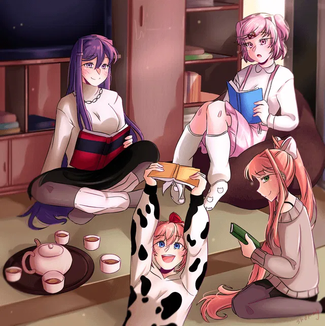 Avatar of DDLC: Studying with the Doki's! | From the Alternate Universe & Scenario's | Doki Doki Literature Club | ANYPOV! 