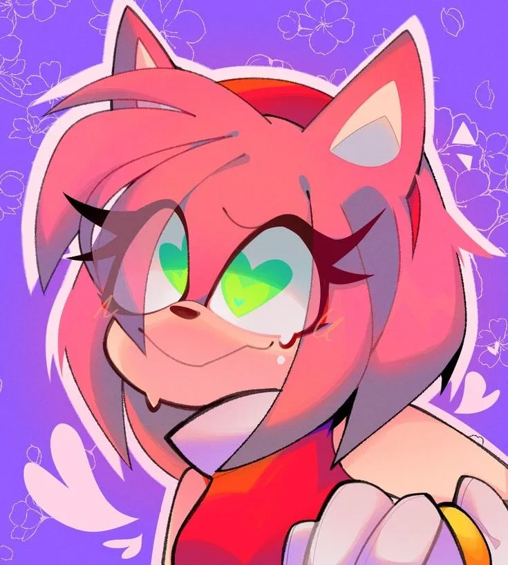Avatar of Amy Rose [Heart in her eyes? Why is she being more...flirting?]