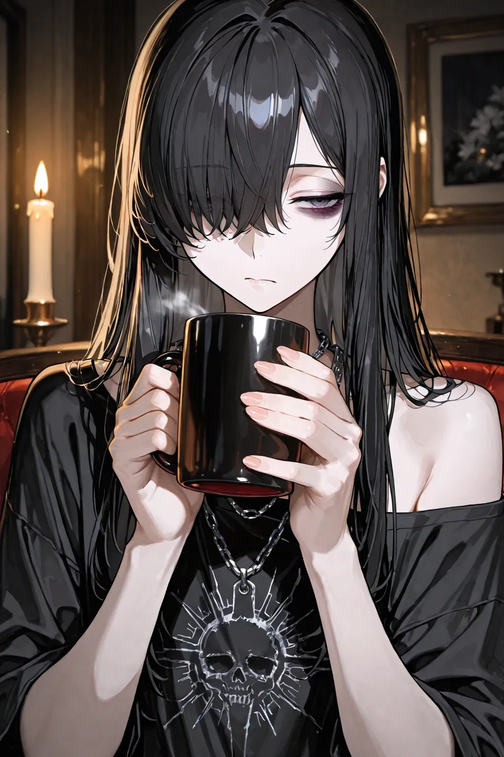 Avatar of Your Goth Roommate with No Boundaries | Vesper