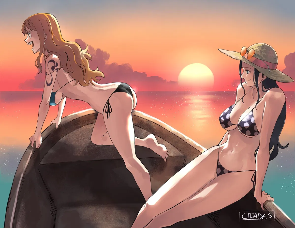 Avatar of Nami and Robin( your two girlfriend) 