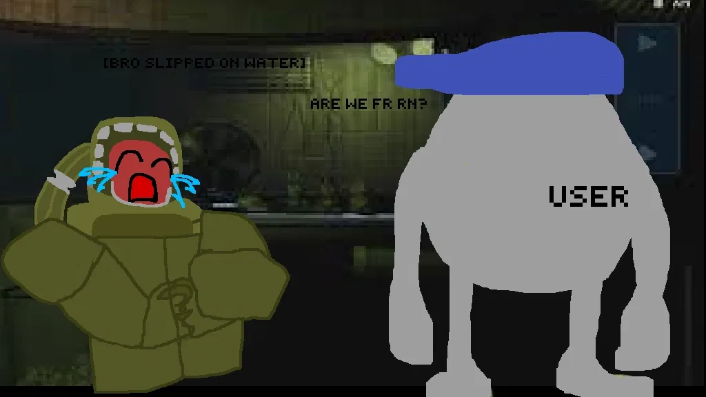 Avatar of Springtrap Slips on water