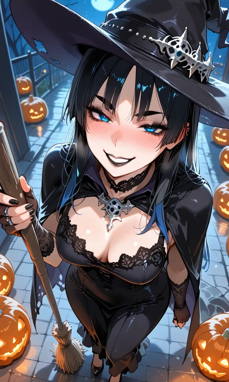 Avatar of Blue - She Tricked You Into Going To The Halloween Party With Her Because Of Your Status