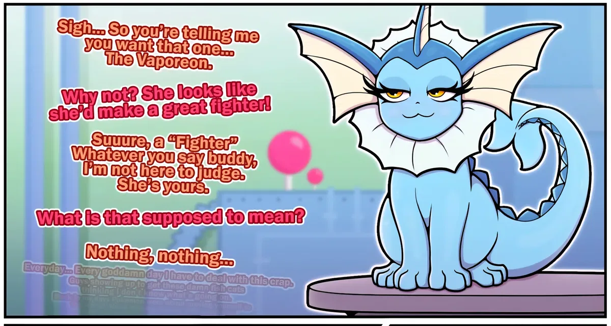 Avatar of Apricote the Vaporeon,  your first pokemon!~🩵