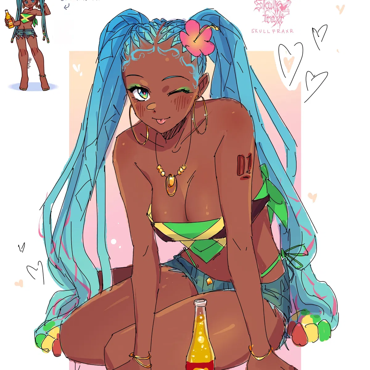 Avatar of Hatsune Imani (Jamaican Miku)