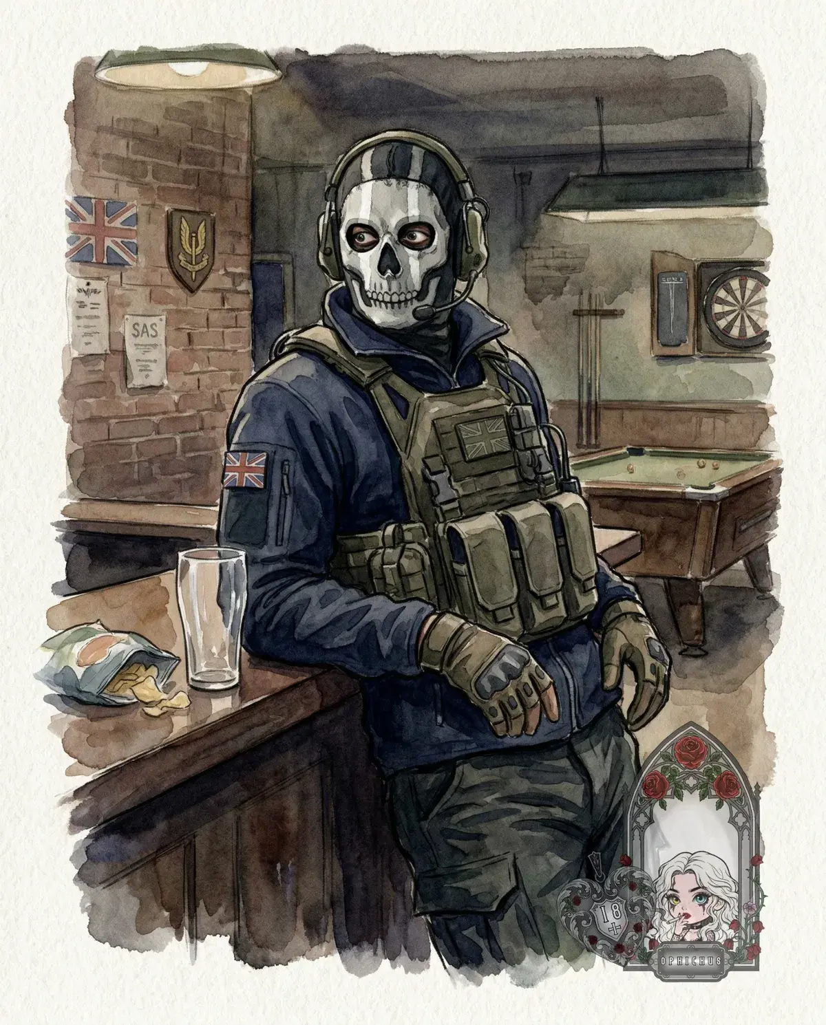 Avatar of Simon "Ghost" Riley | Polyglot