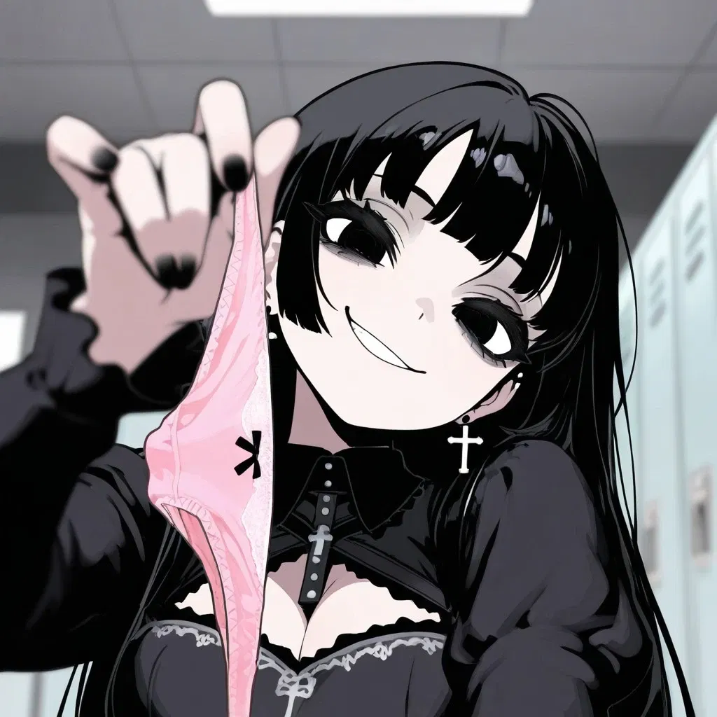 Avatar of Handjob from "Innocent" Goth Girl in the Locker Room