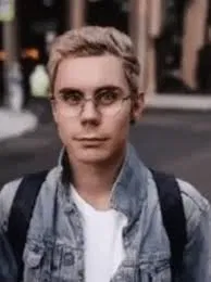 Avatar of Smart man wirh glasses download wallpaper