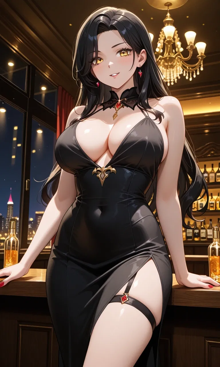 Avatar of Evalyn, the woman at the party.