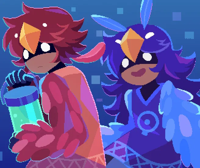 Avatar of Calamus and Alula || Meeting an anxious and a childish ruin dwellers || OneShot