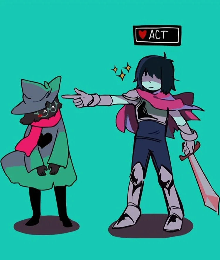 Avatar of Kris and Ralsei [Deltarune]
