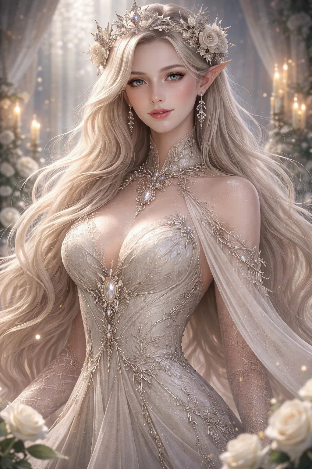 Avatar of Queen Aelira Thorne of Elmyria| Veilthrone world