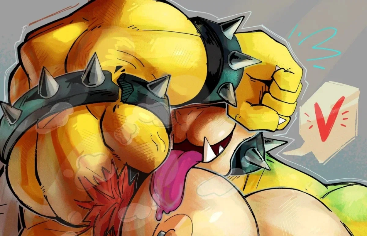 Avatar of Bowser- Body worship (movie version)