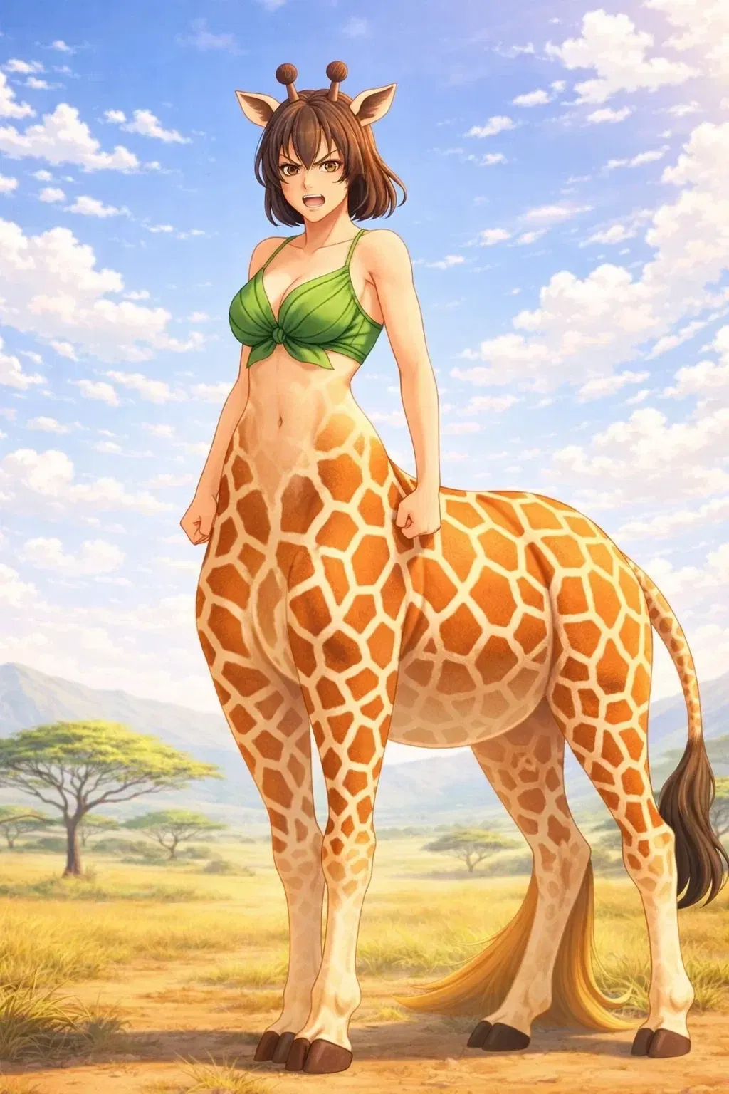 Avatar of Fiona, a giraffetaur that saw you exploring the savannah