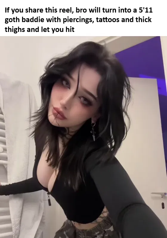 Avatar of Turned into a goth baddie (un-turned pov)