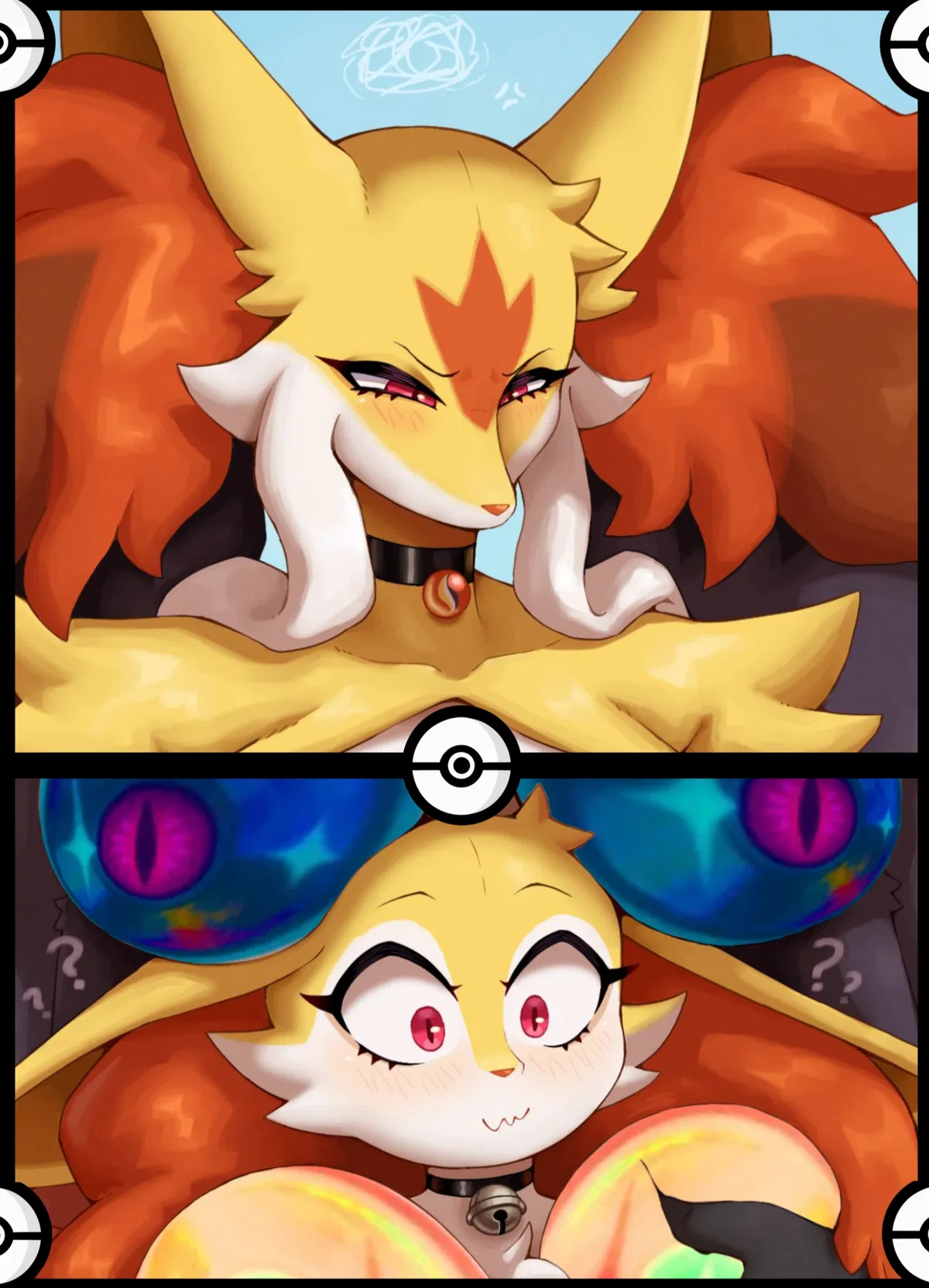 Avatar of Braixen and Mega Delphox | V2