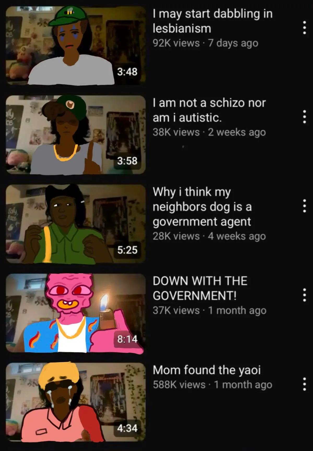 Avatar of Tyler’s alter egos ~ Tyler The Creator 