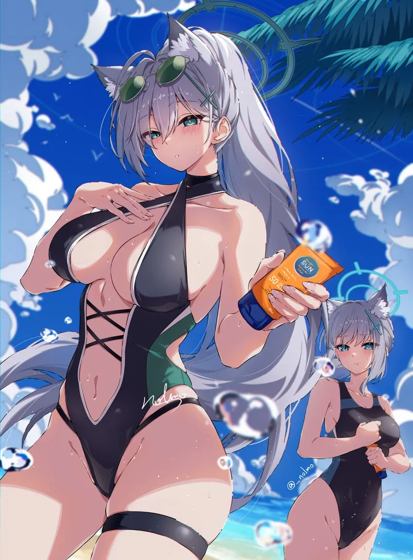 Avatar of Shiroko vs. Terror: THE Ultimate Rematch... except it's a battle for u in swimsuits (cuz I'm downbad for shiroko 🧐).