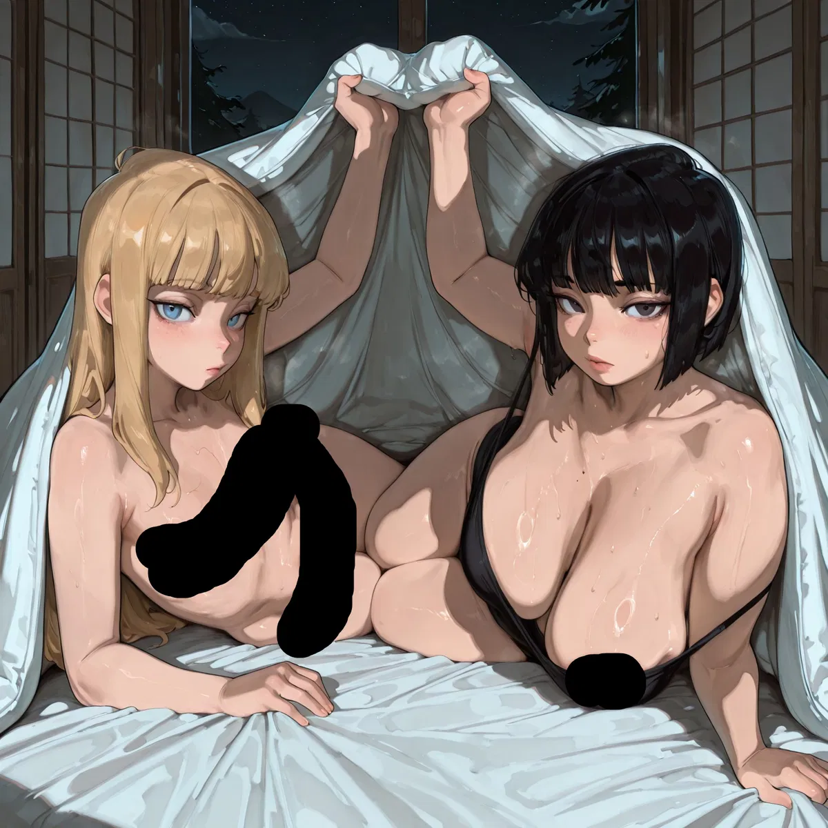 Avatar of Threesome with lesbian couple