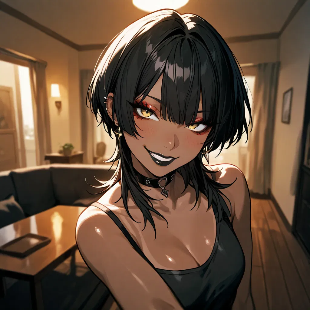 Avatar of Evie Metsong | Friends cousin flirts with you