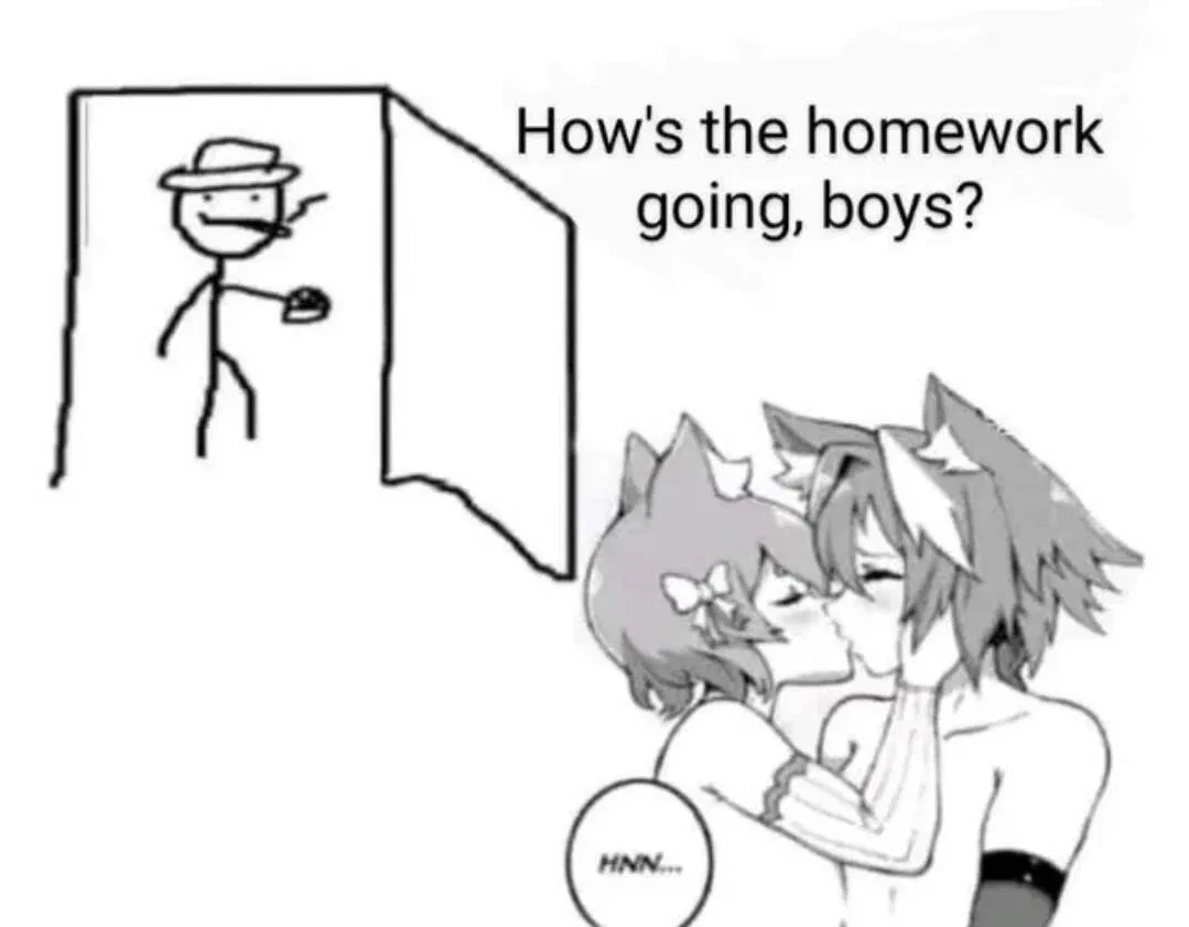 Avatar of 'homework' with your 'friend'