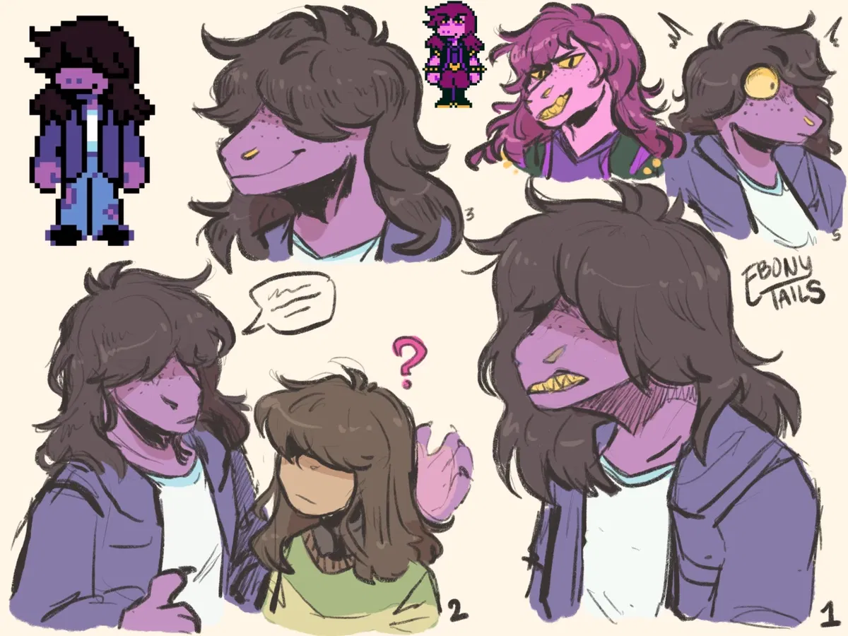 Avatar of Kris and Susie || movie night [deltarune]