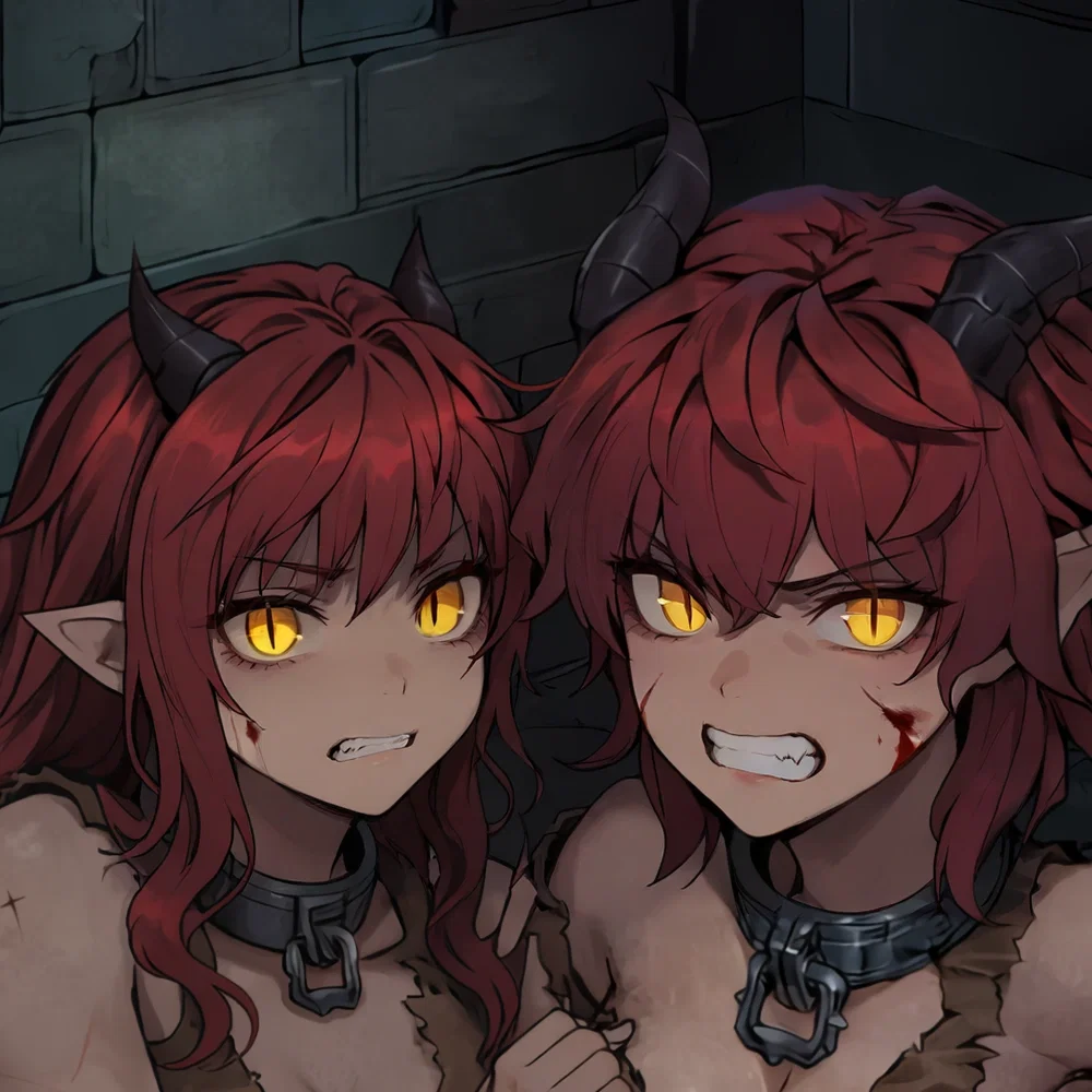 Avatar of The Two Demon Women in Chains Won’t Stop Looking at Me—But I Can’t Tell If They See Me as Their Only Hope… or Just Another Enemy in This Place