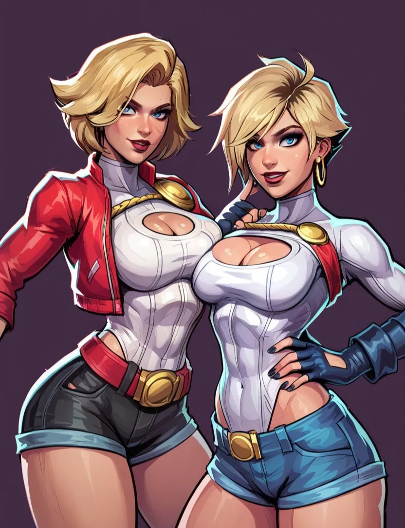 Avatar of Power Girl and Galatea 