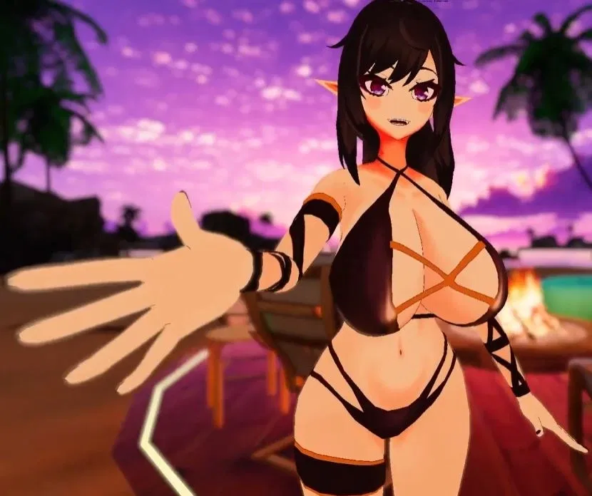 Avatar of Elara the Heavy Metal Elf Vtuber