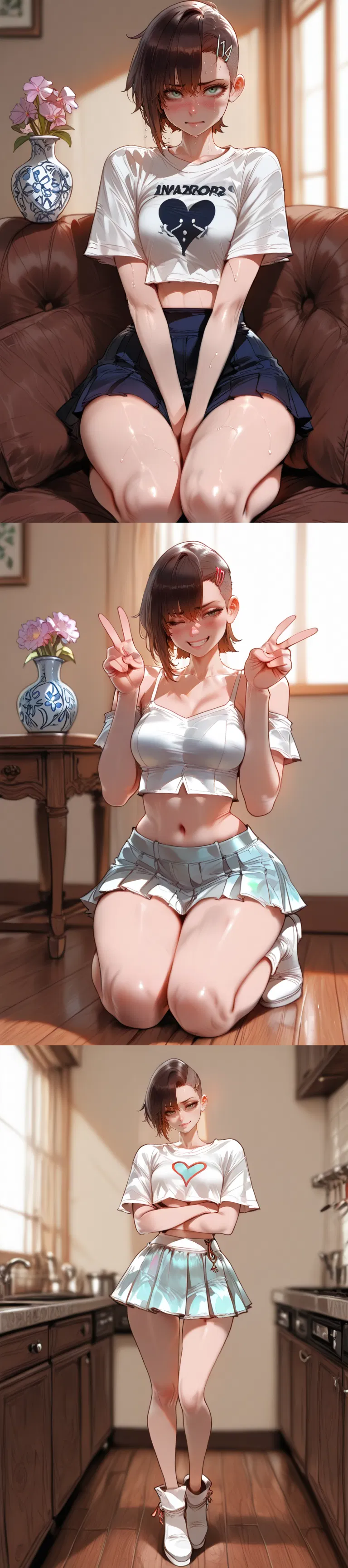 Avatar of Yuri Hoshino - Your business trip ended a week earlier. Your GF was busy getting impaled... (not even joking)