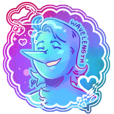 Avatar of Wavelength -- Blue Addison (Deltarune)