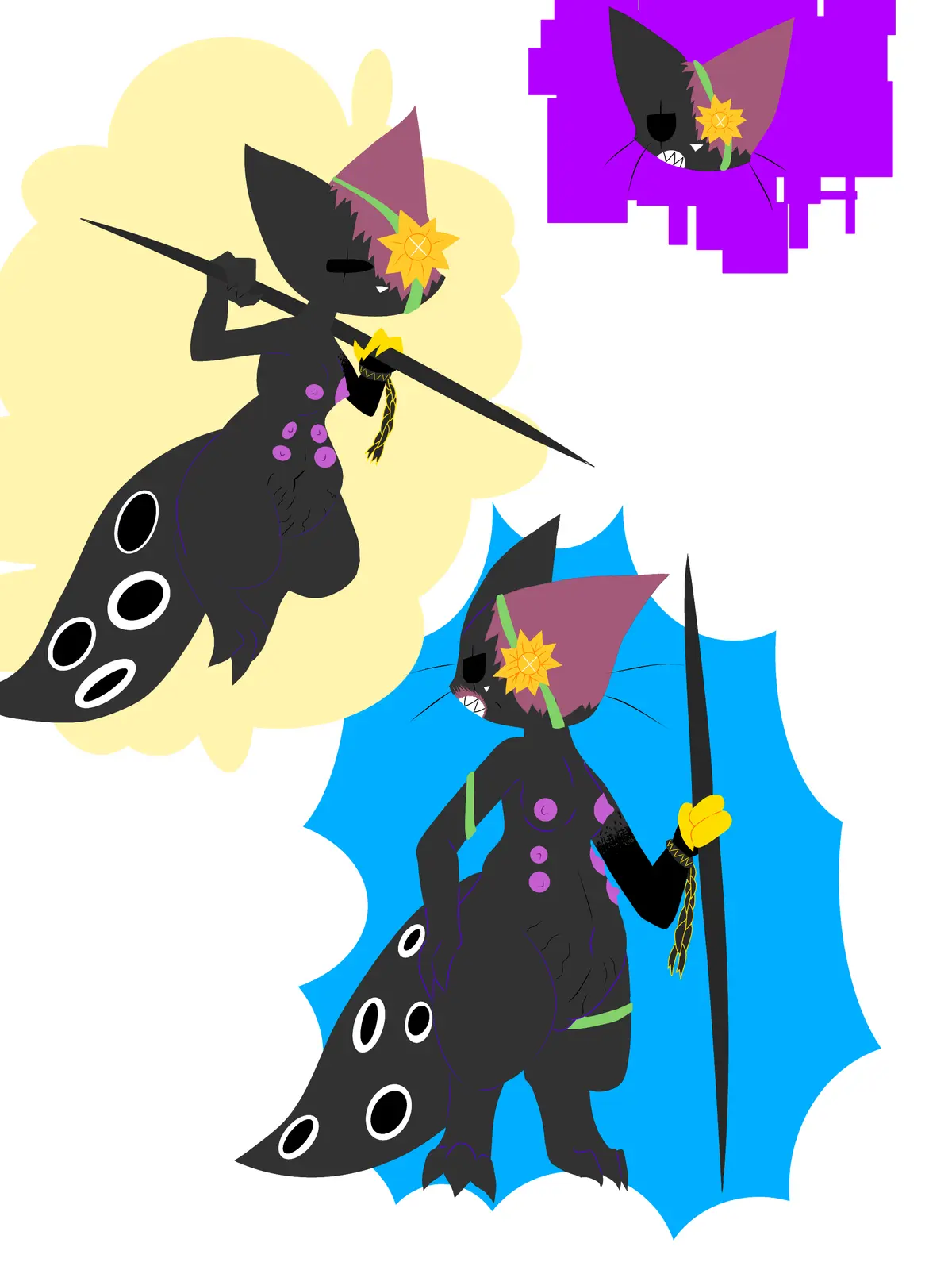 Avatar of The Fallen - Slugcat oc | UPDATED VERSION