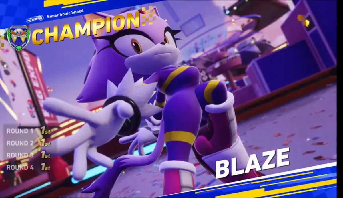 Avatar of Blaze The Cat - Curvy Racetrack