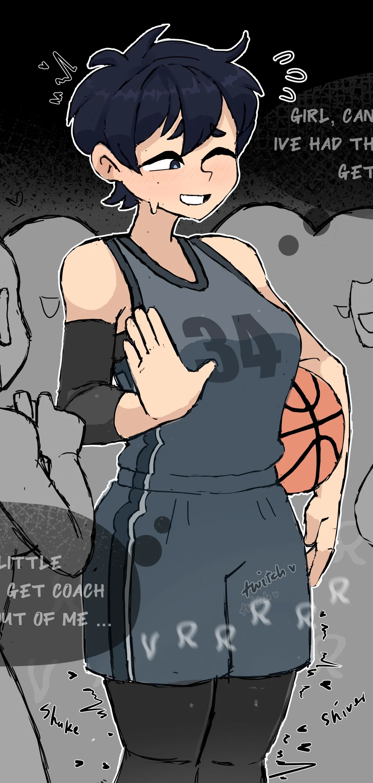 Avatar of Your star basketball player only has eyes for you. 